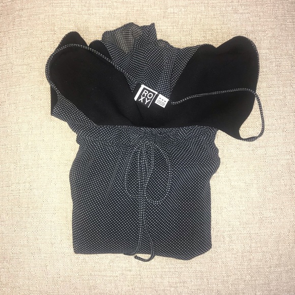 • Roxy Racerback Polka Dot Mini Dress • - Picture 4 of 8